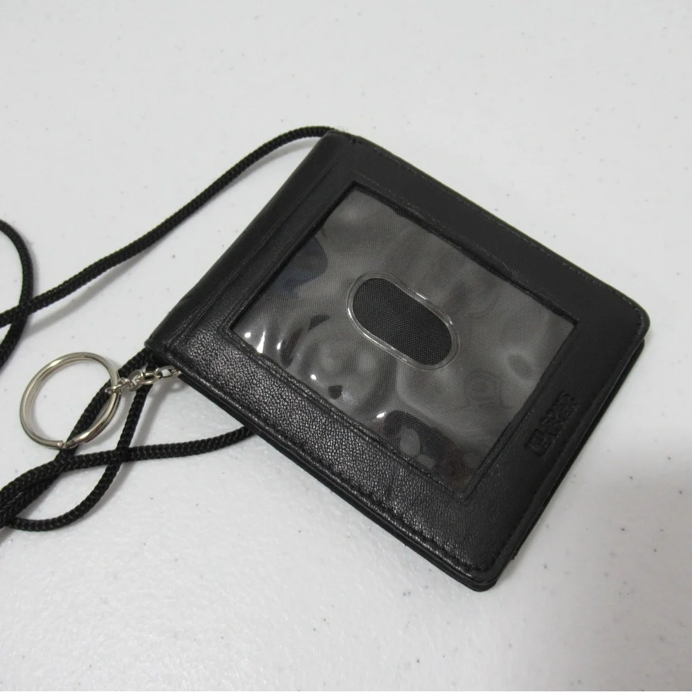Wilsons Leather Black Travel Wallet